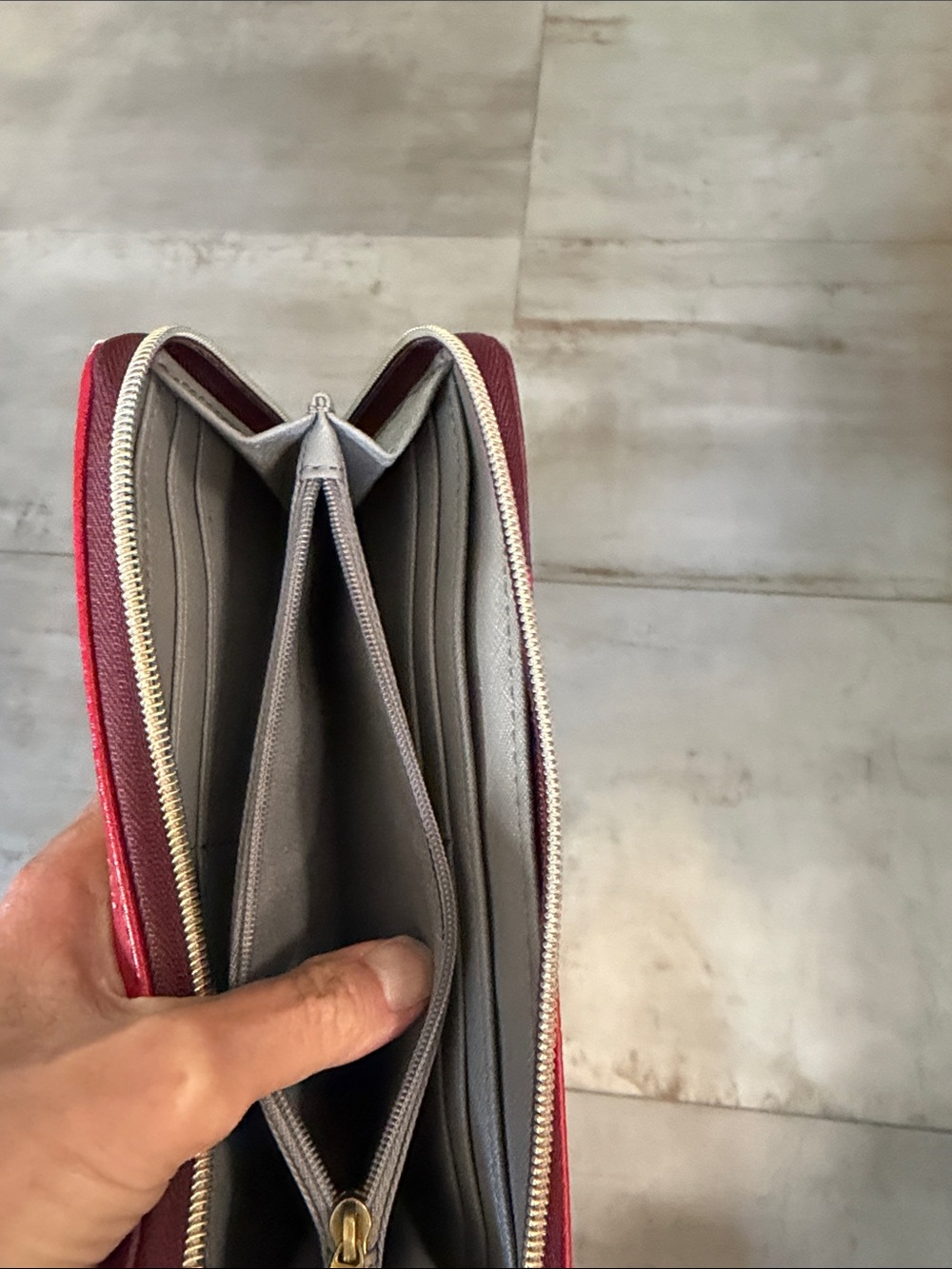 Fossil Colorblock Zip Around Wallet - Picture 6 of 6